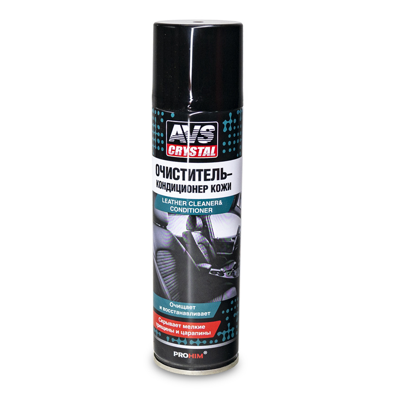 Очиститель-кондиционер AVS AVK-031 для кожи салона автомобиля (аэрозоль), 335 мл, A78072S  #1