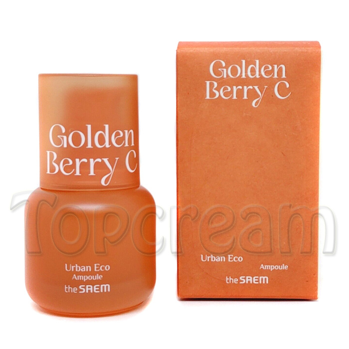 The Saem Осветляющая ампульная сыворотка от морщин и пигментации 30 мл Urban Eco Golden Berry C Ampoule #1