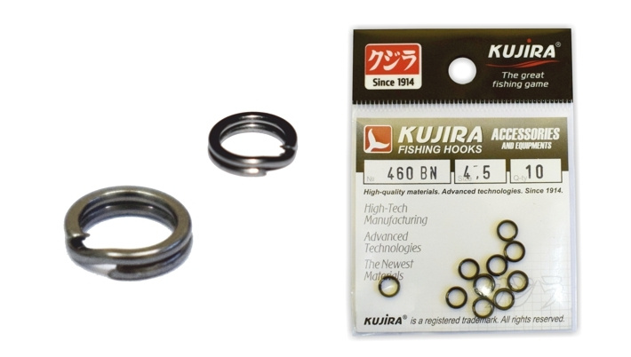 Кольцо заводное KUJIRA 460 BN (№5.5mm; 8шт в уп.) #1