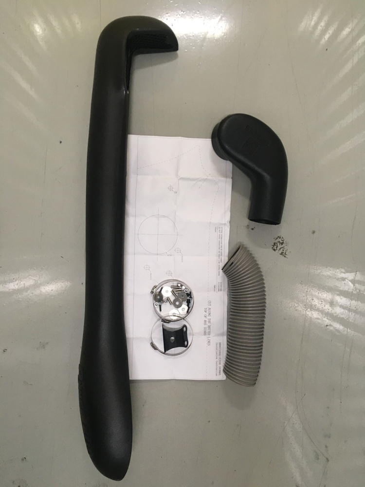 Шноркель LLDPE TOYOTA Land Cruiser 100, Lexus LX470 (цельный) / Тойота ...