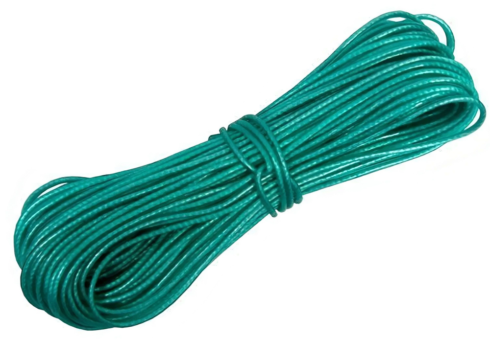 Шнур полиамидный в оболочке из ПВХ d2.2 мм, длина 20 м. Синтетическая капроновая веревка в оболочке из #1