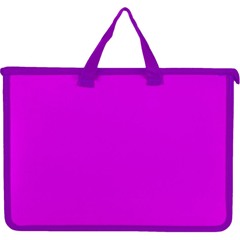 -портфель на молнии с ручками Attache Neon А4 розовый -  с .
