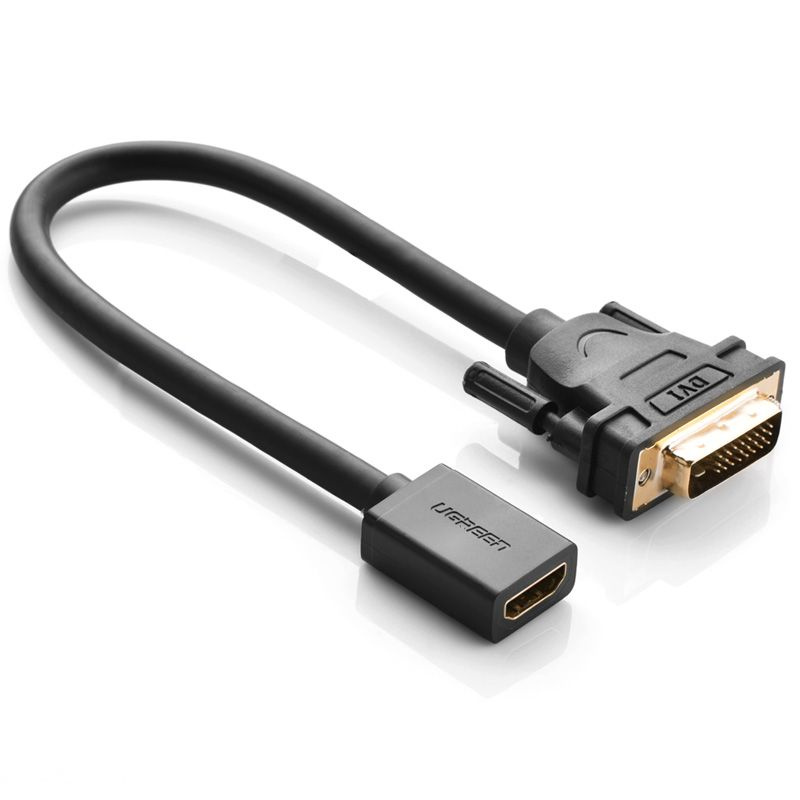 Адаптер Dvi на Hdmi Ugreen 20118 Dvi Male To Hdmi Female Adapter