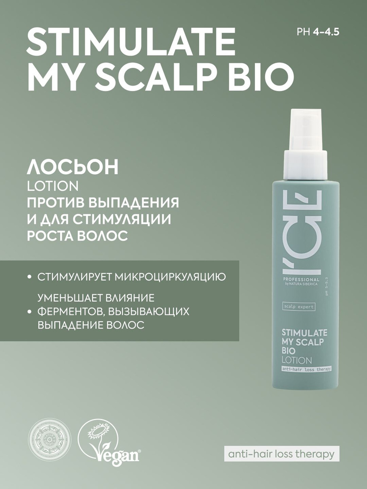 ICE PROFESSIONAL by NATURA SIBERICA Лосьон против выпадения волос и для ...