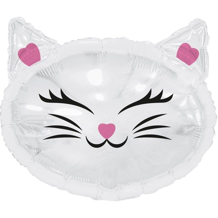 Шар фольгированный 26" Кошка, фигура, индивидуальная упаковка - купить ...