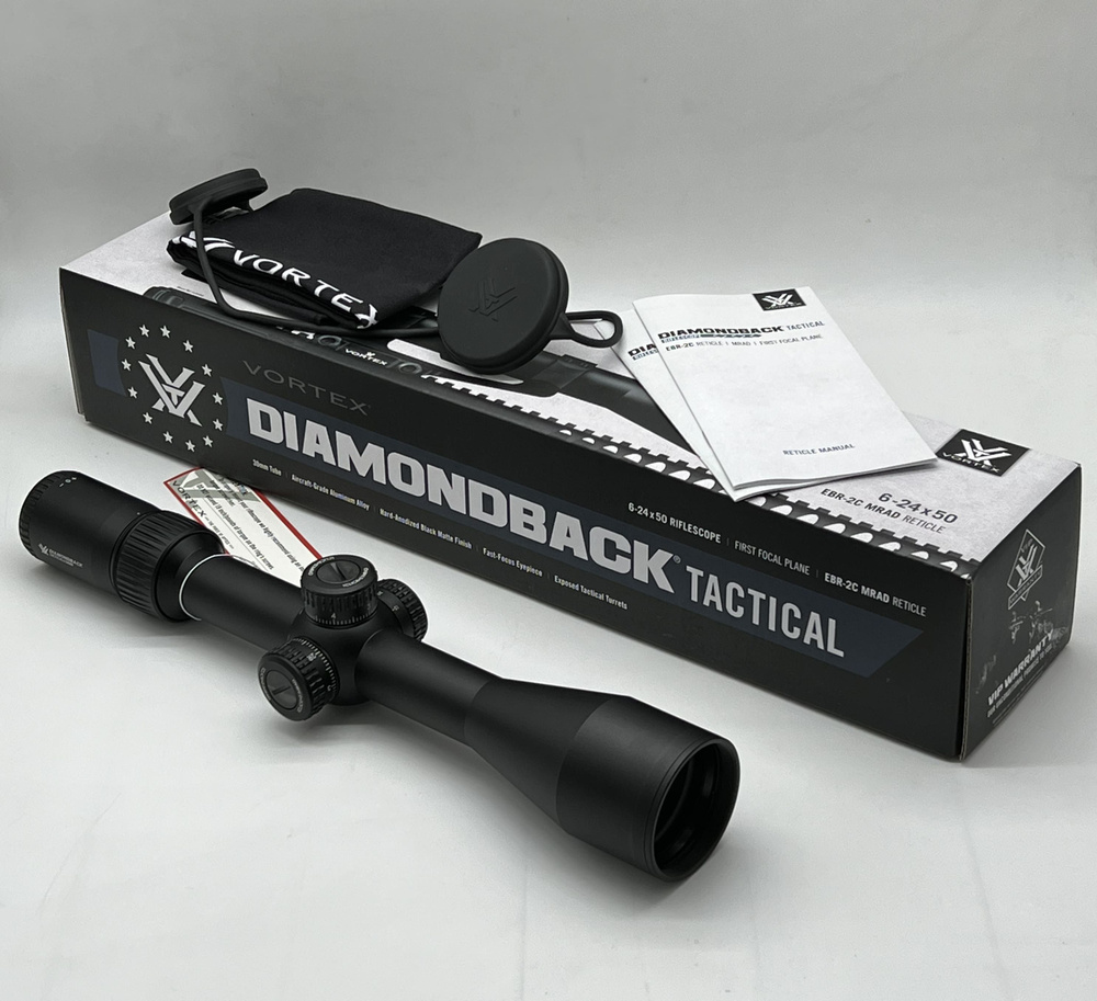 Оптический прицел Vortex Diamondback Tactical 6-24x50 FFP MRAD EBR-2C ...