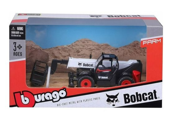 Погрузчик со стрелой и платформой 1:50 BOBCAT T40.180SLP, Bburago 18-32088  #1