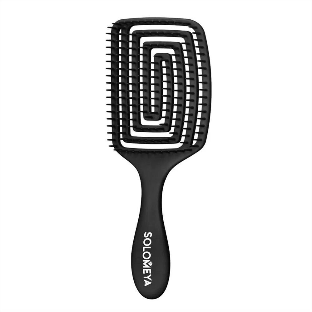 SOLOMEYA/ Массажная расческа для волос с ароматом винограда/ Solomeya ...