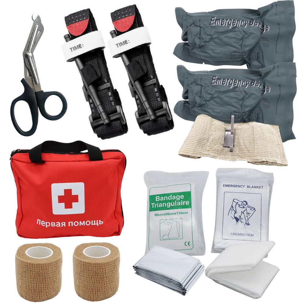 TRAUMA KIT Аптечка Первой Помощи Tactical Pouch Для Экстренной Травмы ...