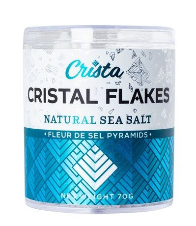 Соль Fleur de Sel Crista Flakes морская натуральный вкус, 70г, 4 шт #1