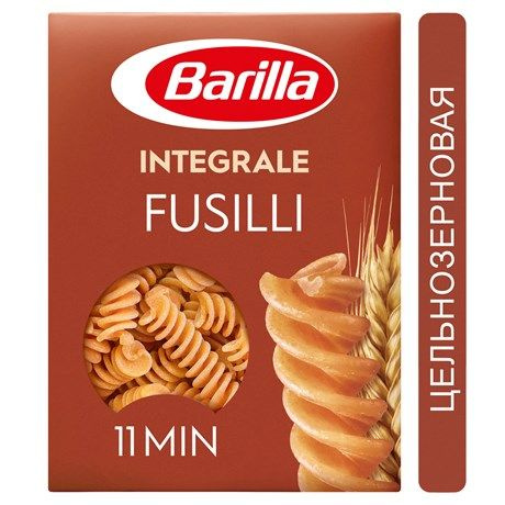 Макаронные изделия Barilla Fusilli цельнозерновые, 500г, 4 шт #1