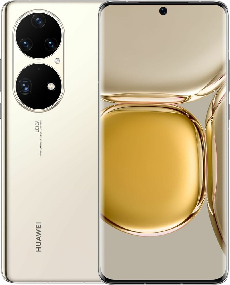HUAWEI Смартфон P50 Pro 8/256 ГБ, золотой. Уцененный товар #1