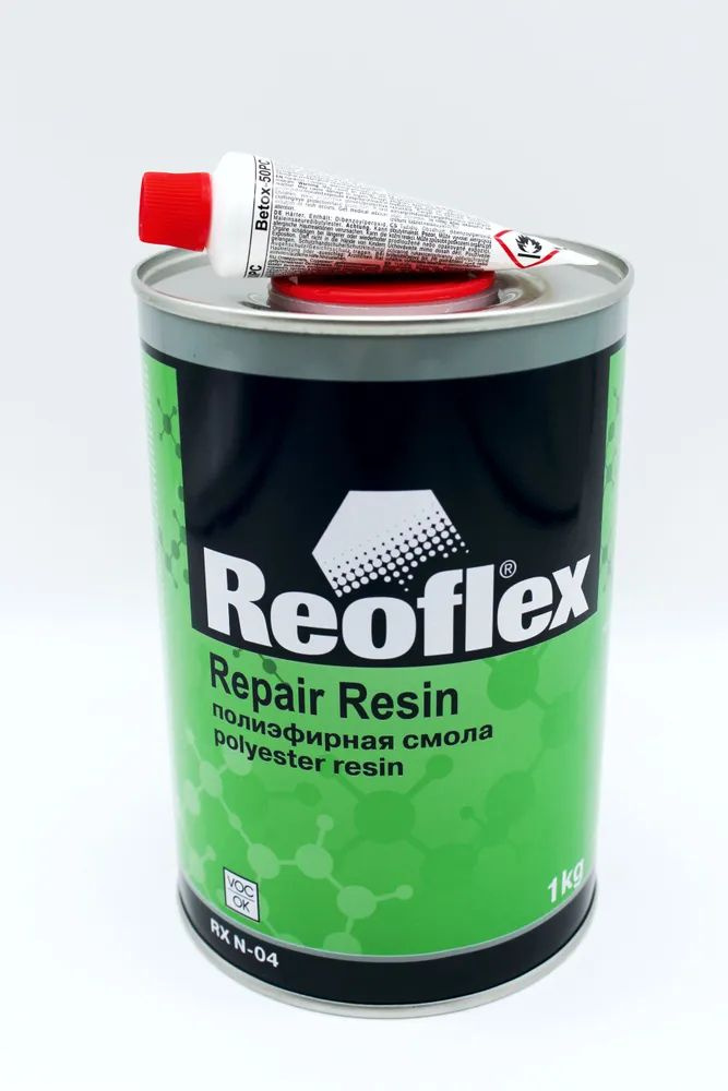 Полиэфирная смола для авто Reoflex 1 кг + отвердитель 25 гр #1