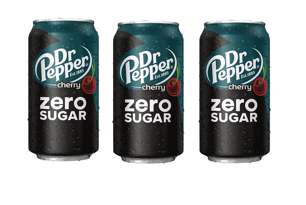 Газированный напиток Dr Pepper Cherry Zero Sugar 3 шт - купить с ...