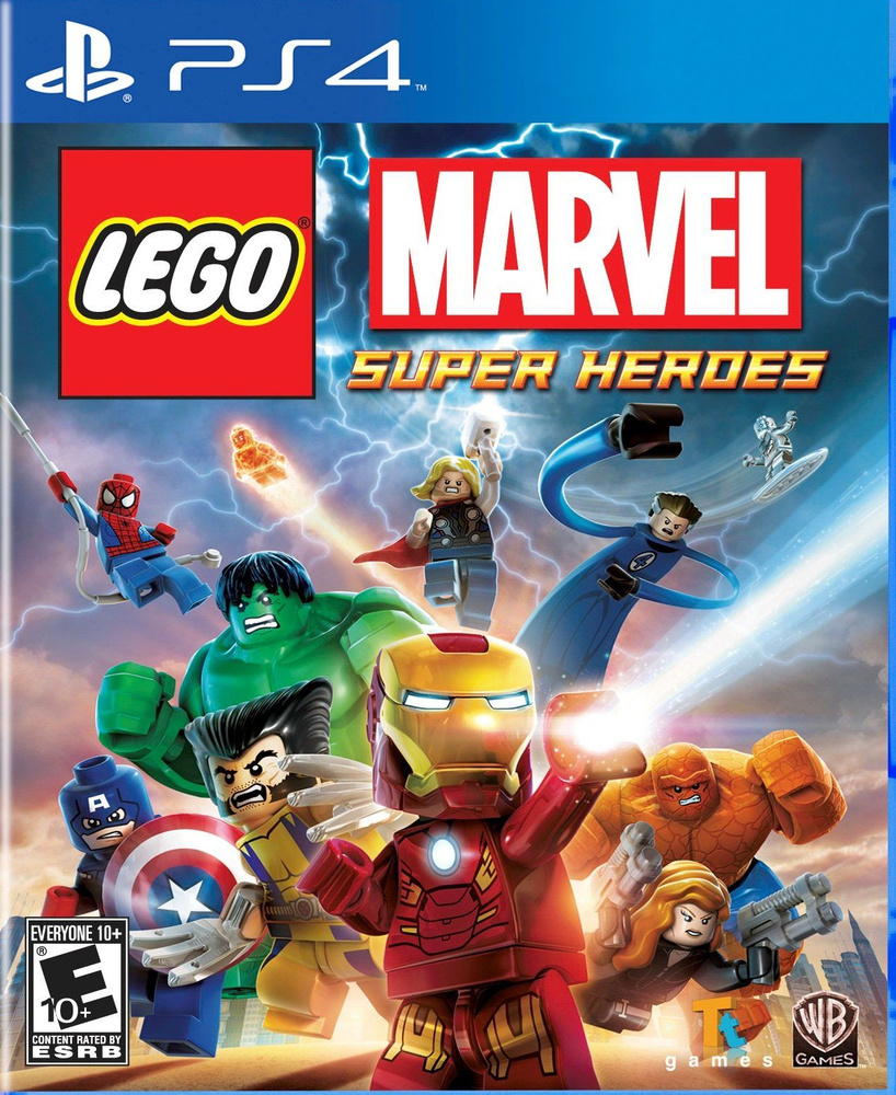 Игра Lego Marvel Super Heroes (PlayStation 4, Английская версия)