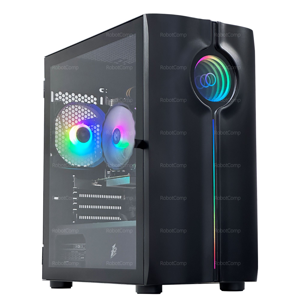 Robotcomp Системный блок Старт Black Infinity (Intel Core i3-10100F, RAM 8 ГБ, SSD 480 ГБ, NVIDIA GeForce #1