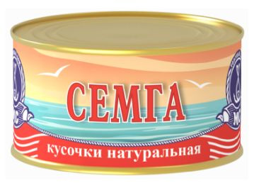 "Морское Содружество" Семга натуральная 230гр.*6шт. #1