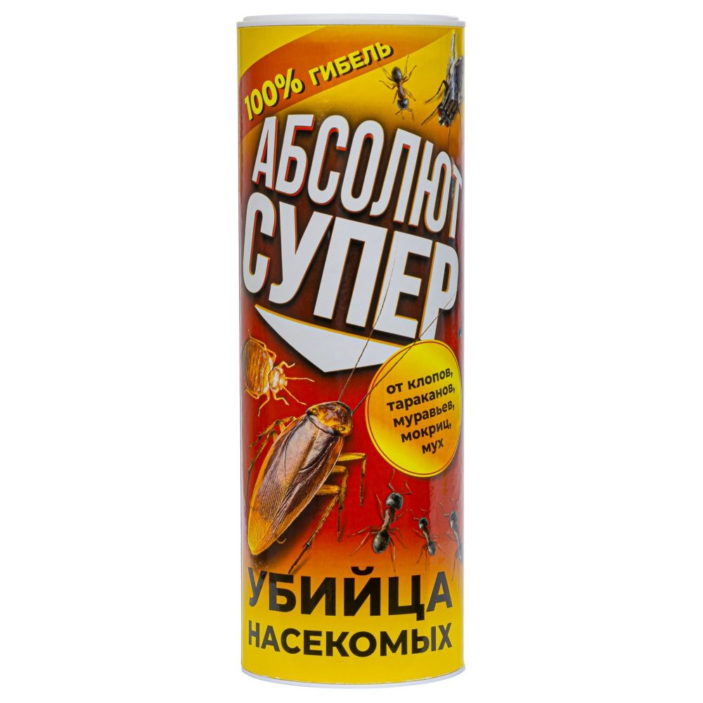 Абсолют Супер дуст от клопов, тараканов, блох, муравьев, мух, крысиных ...
