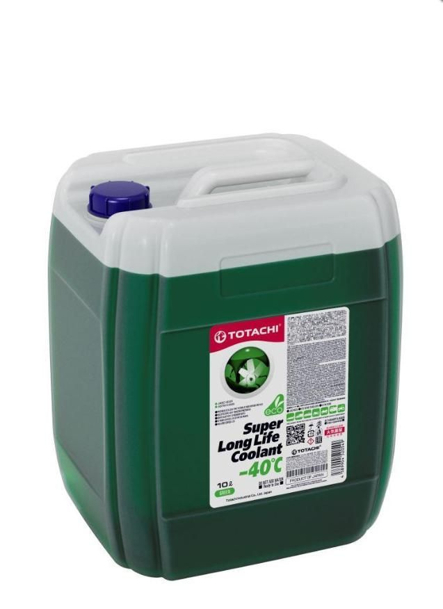 Антифриз зеленый TOTACHI SUPER LONG LIFE COOLANT GREEN -40C, 10 литров #1