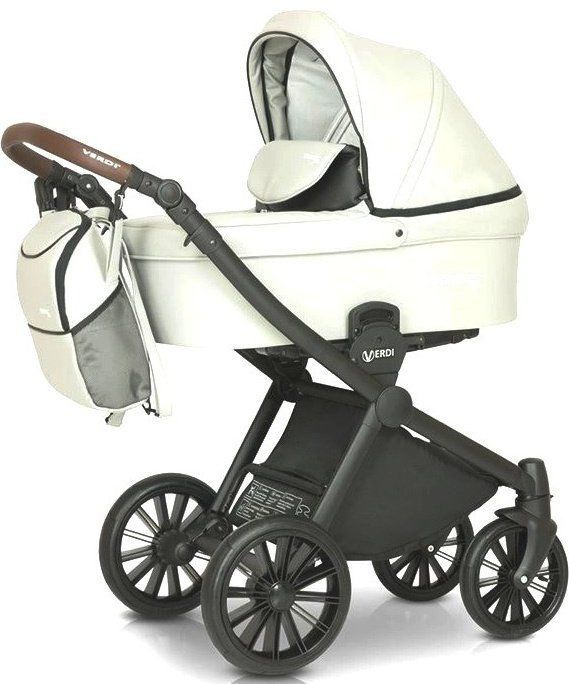 Коляска 3 в 1 Verdi Sonic Soft (color white) белая экокожа - купить с ...