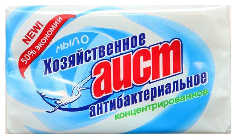 Хозяйственное мыло Аист антибактериальное 200 г 6 уп - купить с ...
