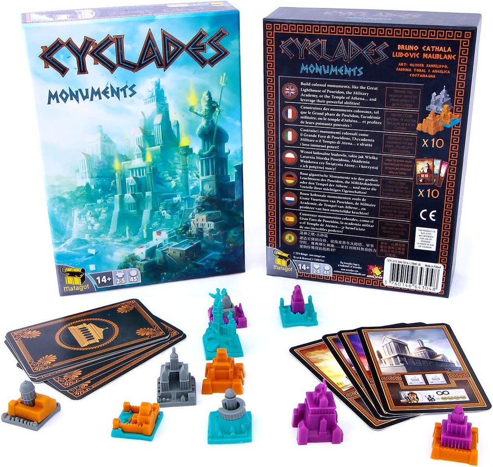 Настольная игра Киклады (Cyclades) - дополнение Monuments на английском языке  #1