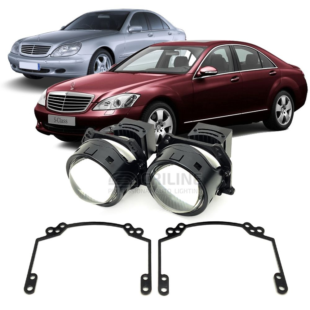 Criline d4. Bi led линзы Mercedes c class w205.