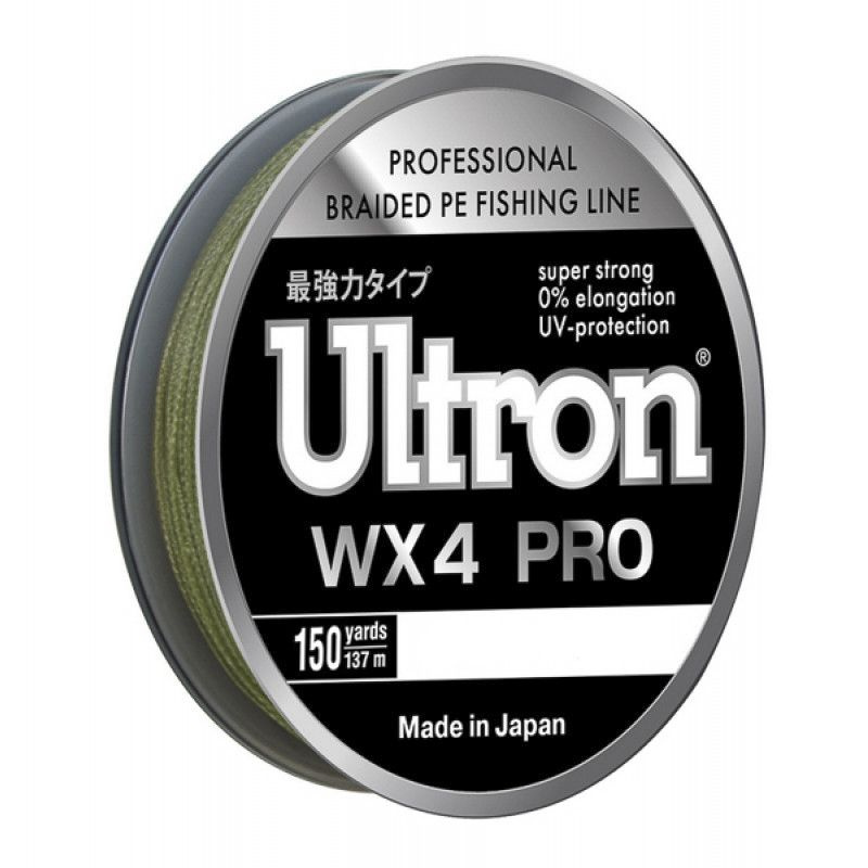 Плетеный шнур ULTRON WX 4 PRO 0.15 мм/10.0 кг, 137 м, хаки #1