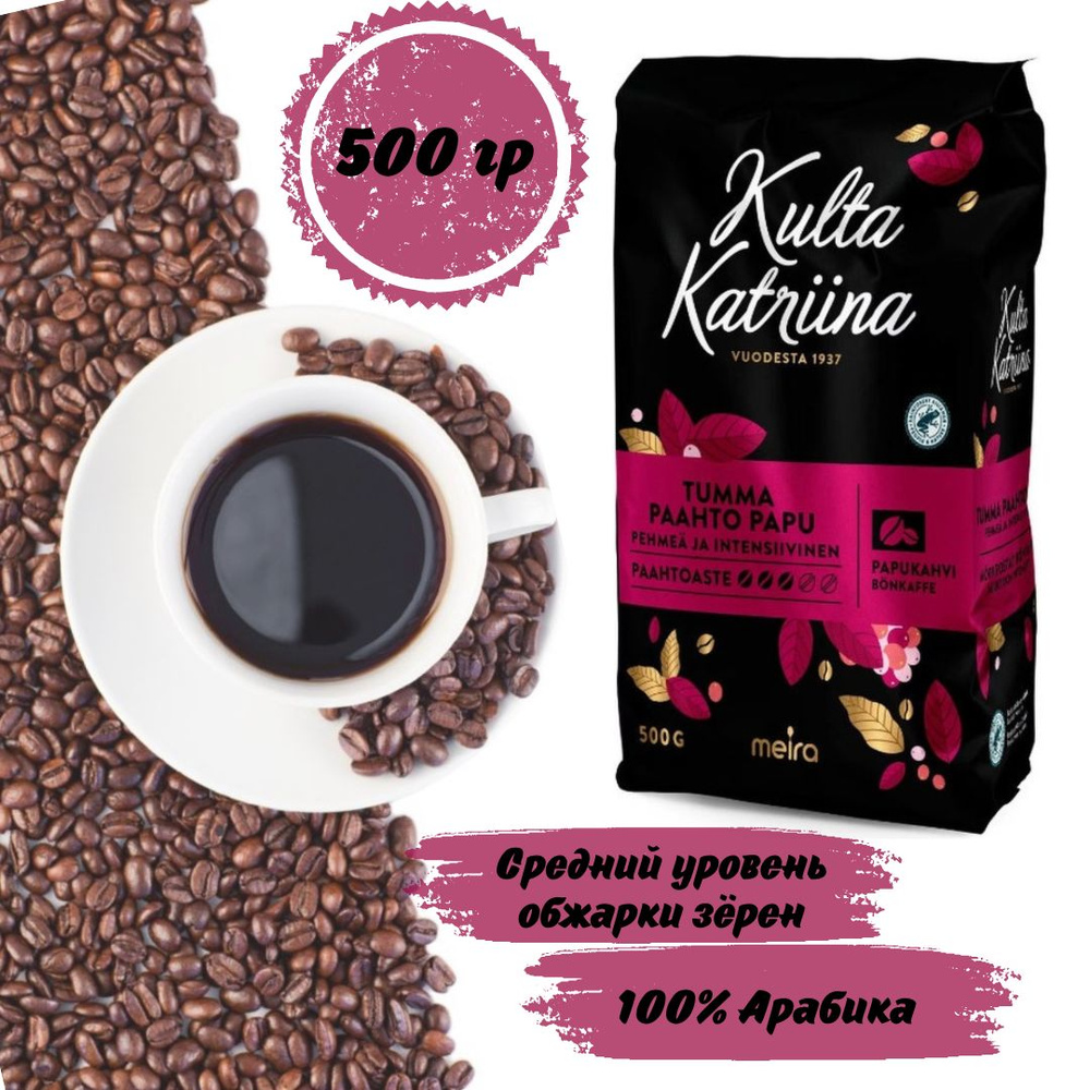 Финский кофе в зернах 100% арабика натуральный ароматный Насыщенный ...