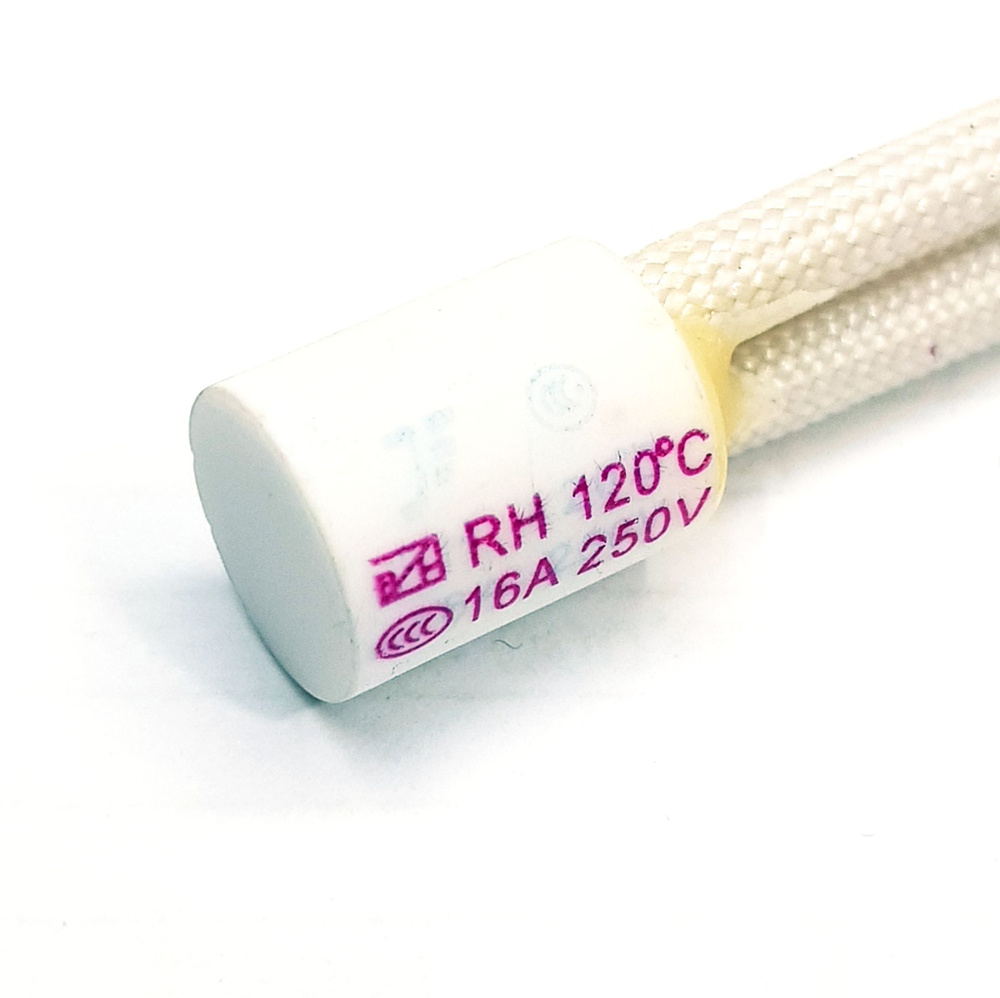 Термопредохранитель RH 120C 16А 250V керамика (цилиндр) - 10 штук ...