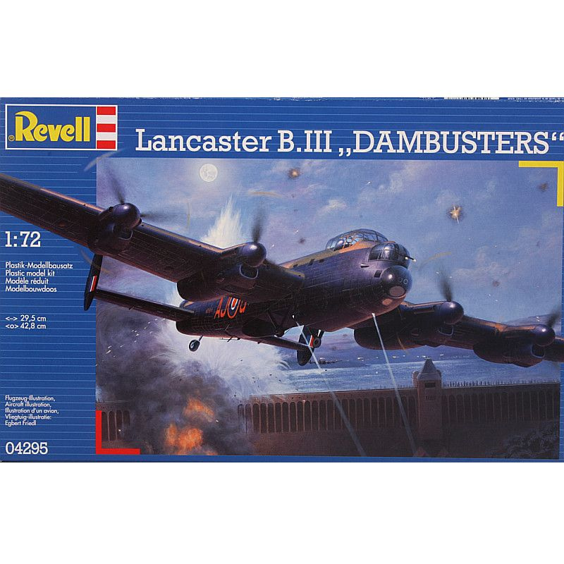 Revell 04295 Модель сборная Бомбардировщик Lancaster "Dam Buster" 1/72 #1