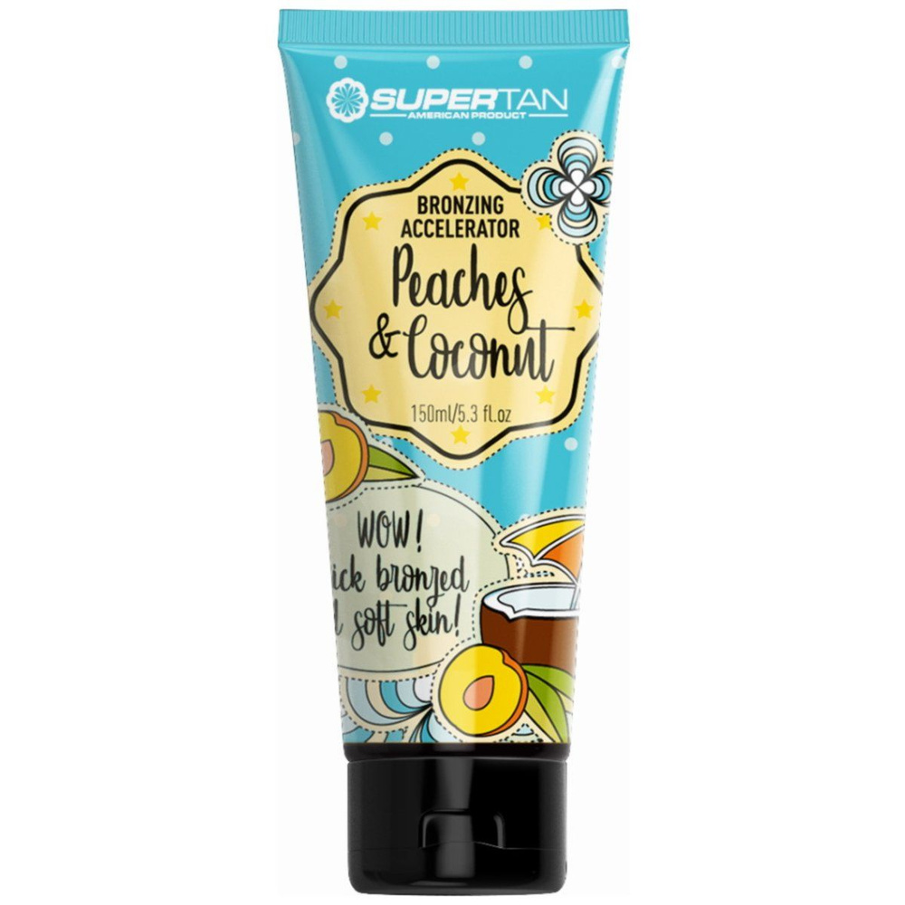 Super Tan Peaches & Coconut Cream 150мл активный крем проявитель для ...