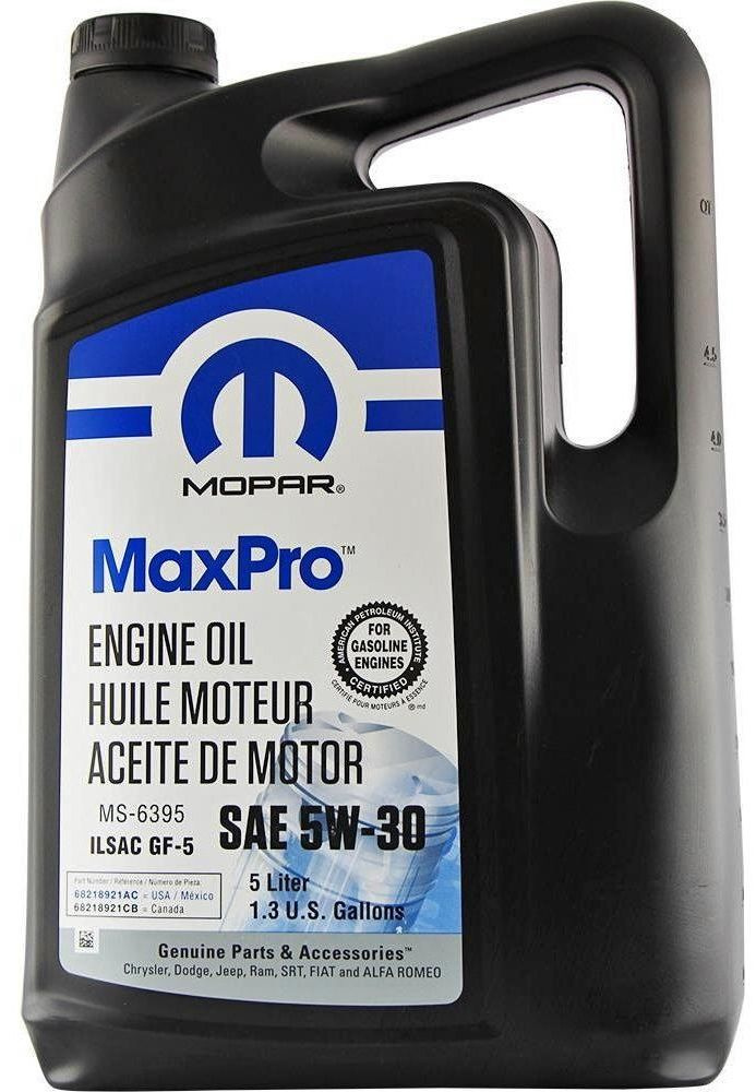Масло моторное MOPAR 5W-30 Полусинтетическое - купить в интернет ...
