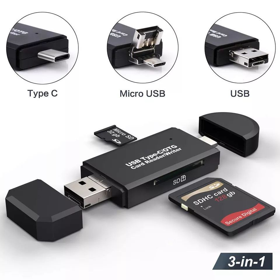 Картридер USB 2 для карты памяти микроSD