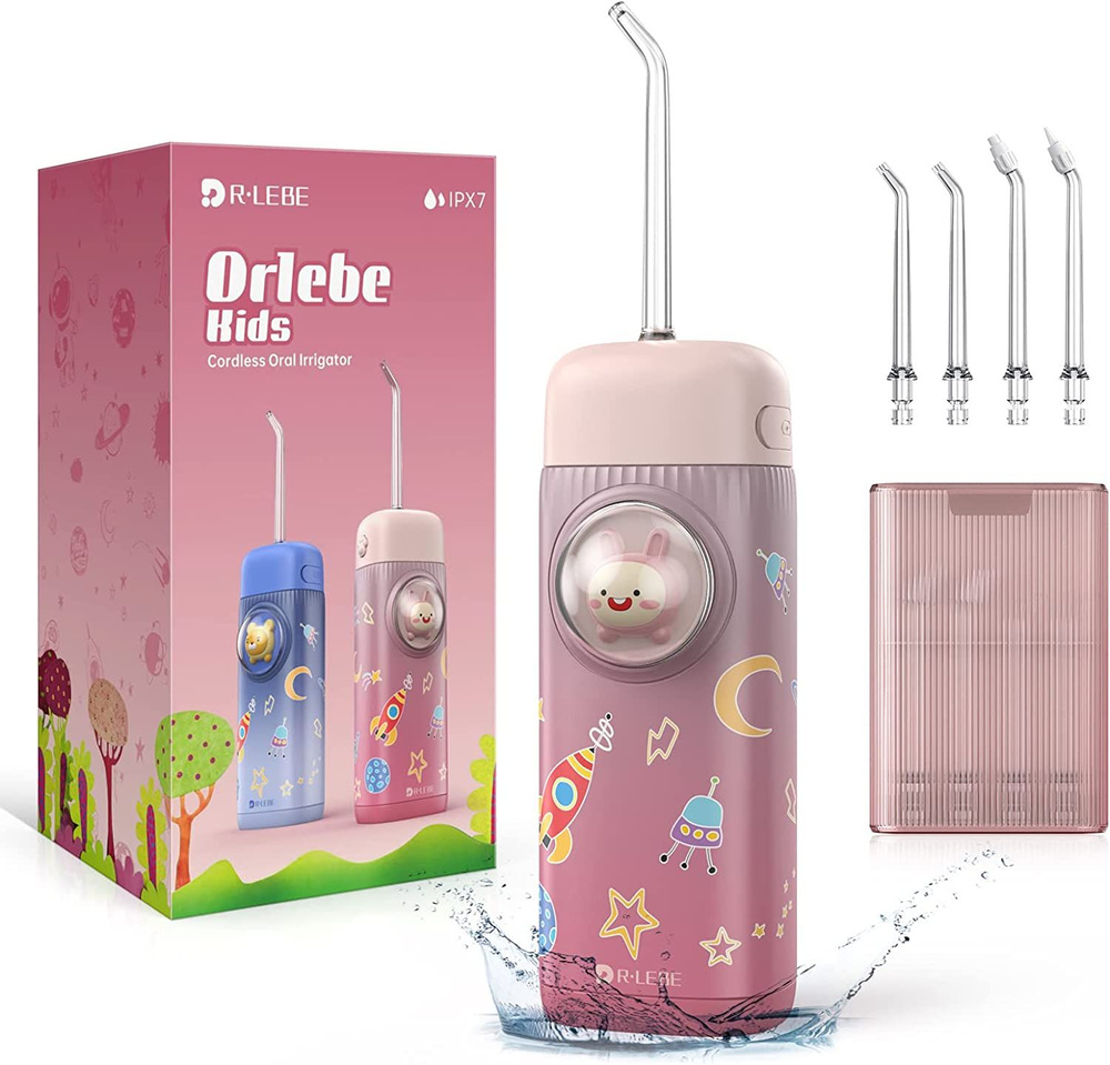 Флоссер для воды для детей Аккумуляторный стоматологический ирригатор ...