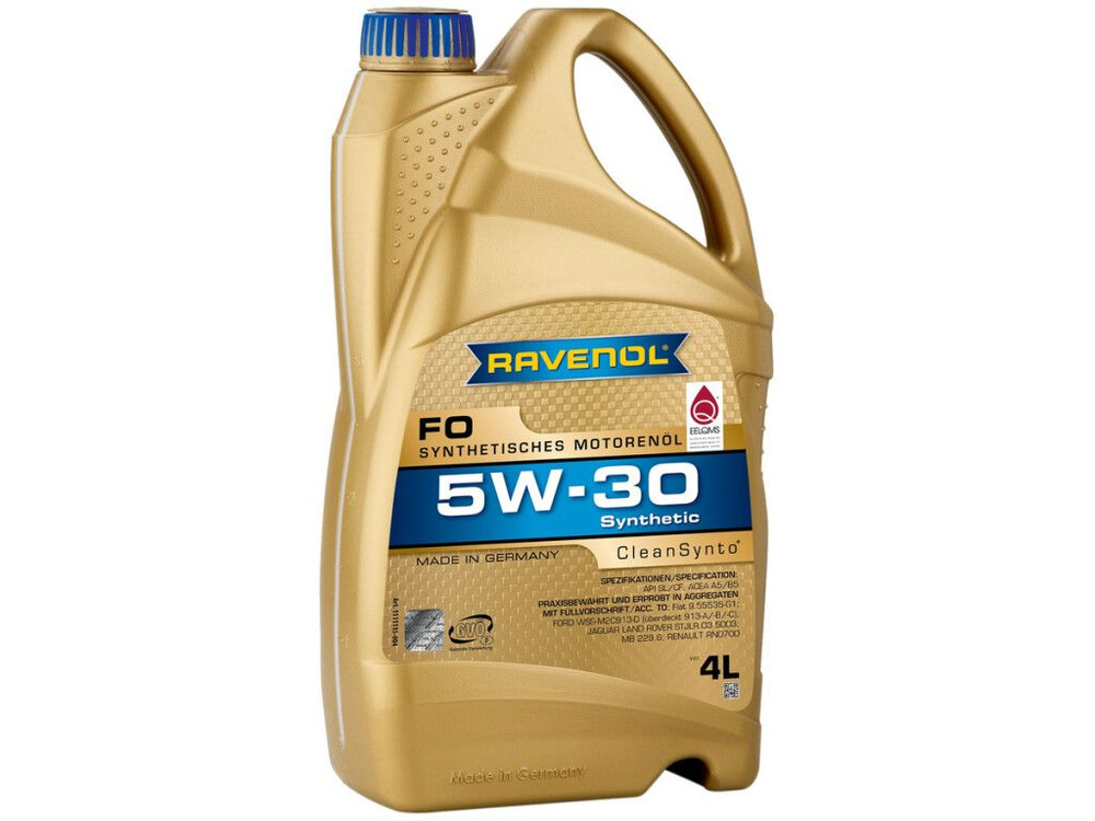 Масло моторное RAVENOL 5W-30 Синтетическое - купить в интернет-магазине ...
