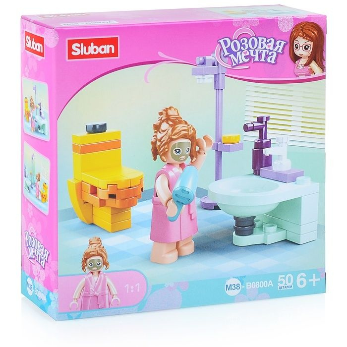 Конструктор Sluban "Розовая мечта", 50 деталей (38-0800A) - купить с ...