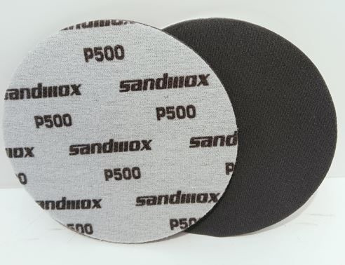 Шлифовальный диск на поролоновой основе SANDWOX SUPER FINE FOAM 150мм, Р500, 1шт.  #1