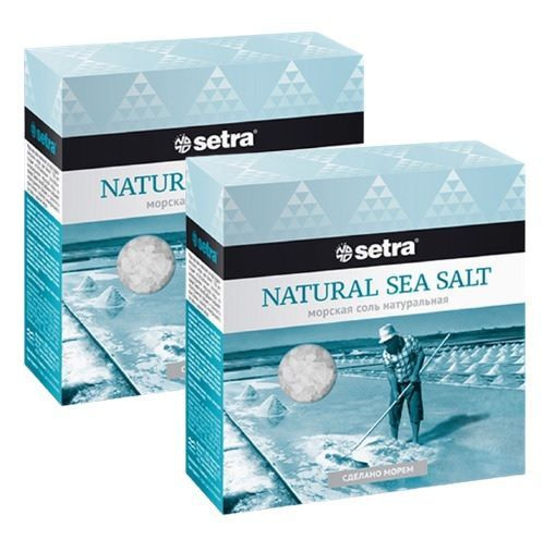 Соль Setra морская натуральная 500 г * 2 шт #1