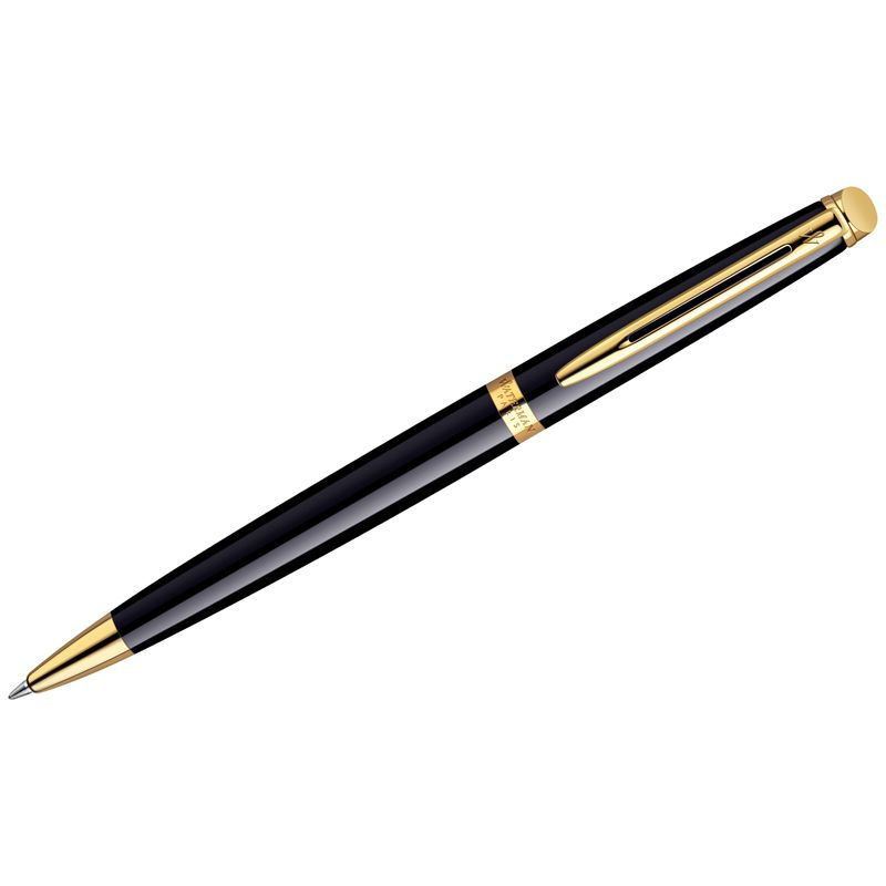 Ручка шариковая Waterman "Hemisphere Mars Black GT" синяя, 1,0мм, подарочная упаковка  #1