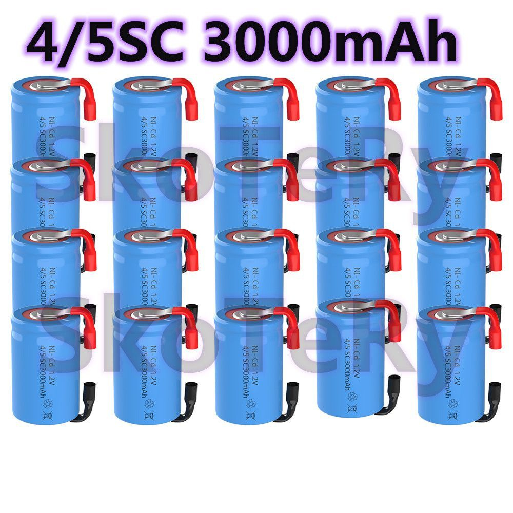 20шт 4 / 5 SC Subc 1.2V 3000 mAh 4/5SC Ni - CD Зарядные батареи со ...