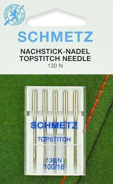 Иглы Schmetz для отстрачивания TopStitch №100 5шт. 130N #1