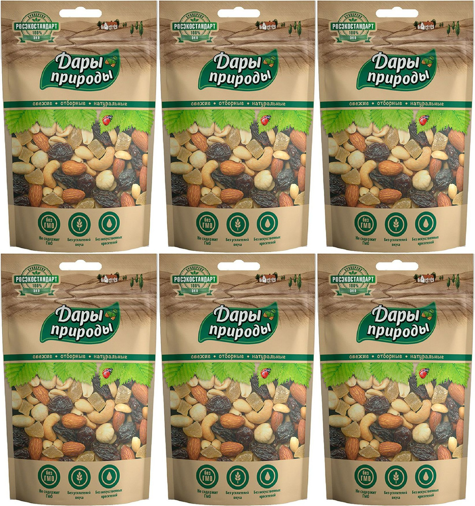 Ореховая смесь Дары Природы, комплект: 6 упаковок по 150 г  #1