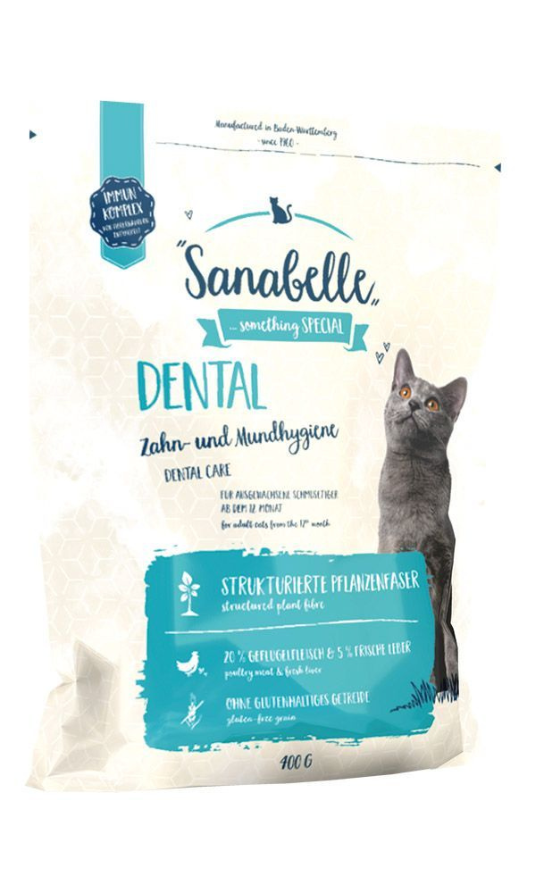 Корм для чистки зубов у кошек от года Sanabelle Dental (Санабелль Дентал) 0,4 кг  #1