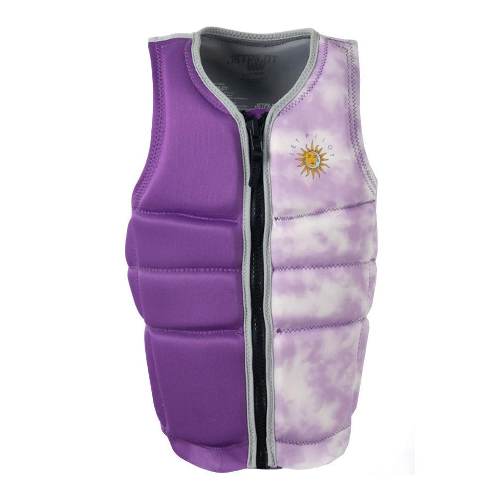 Жилет для гидроцикла/вейка/водных лыж JetPilot Import F/E Neo Purple, 152 cm (M)  #1