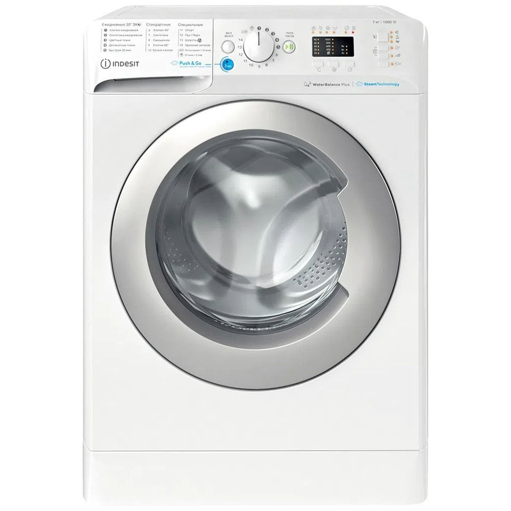 Стиральная машина Indesit BWSA 71052X WSV RU, белый - купить по выгодной  цене в интернет-магазине OZON (931009939)