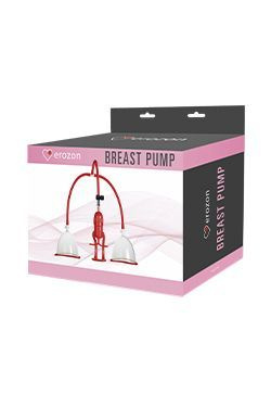 Вакуумная помпа для груди «Breast Pumps» с двумя чашами, Erozon PW, - купить в СексФист