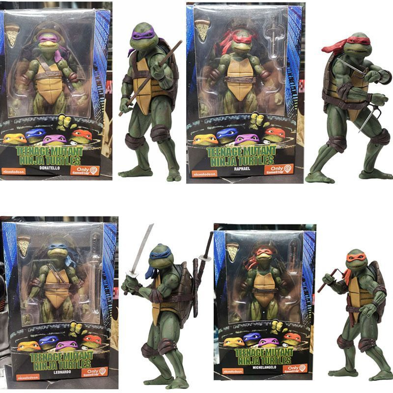 Модель фигурки NECA Черепашки-ниндзя 1990 Версия фильма TMNT Limited ...