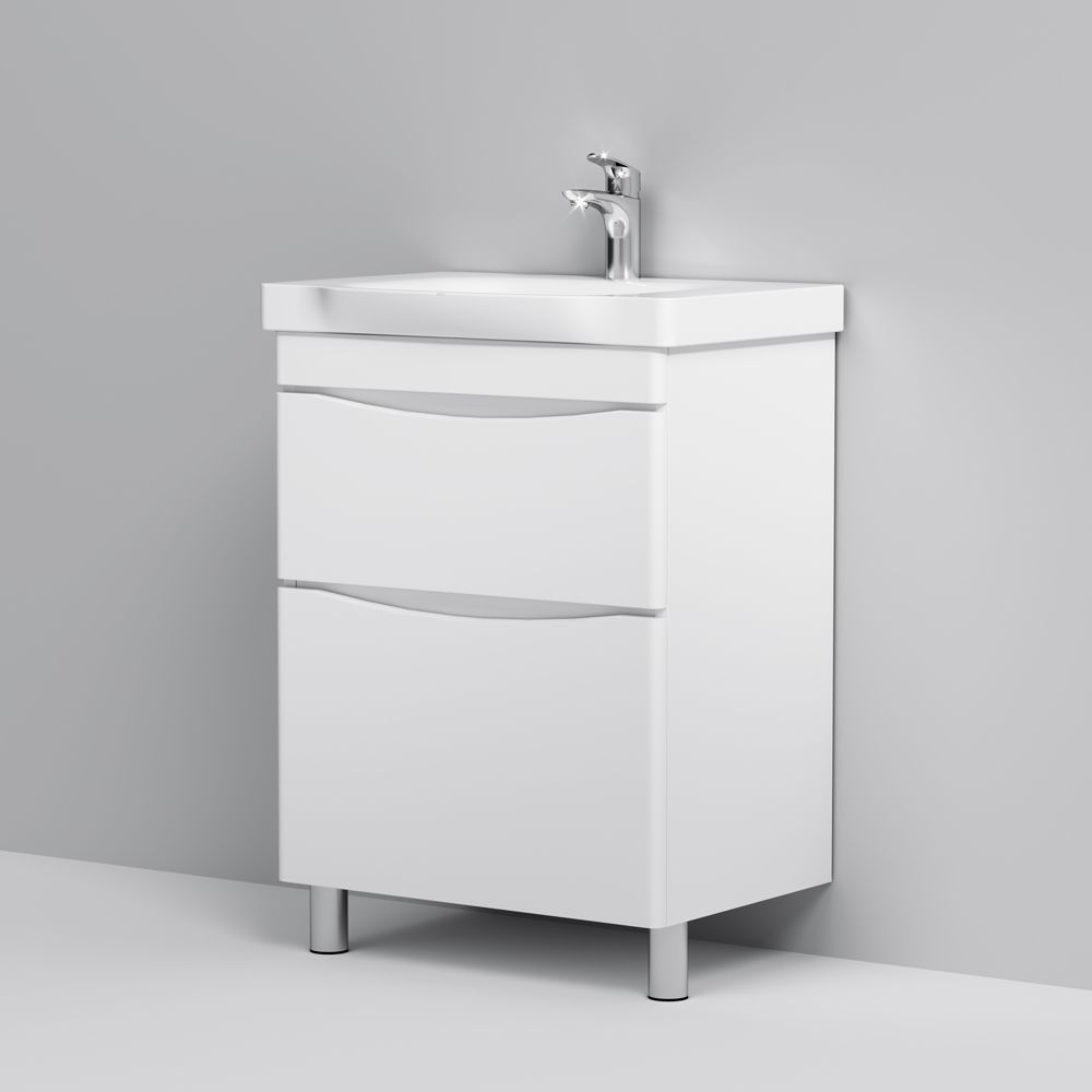 Тумба под раковину напольная AM.PM Like M80FSX0652WG 65 см, белый ...