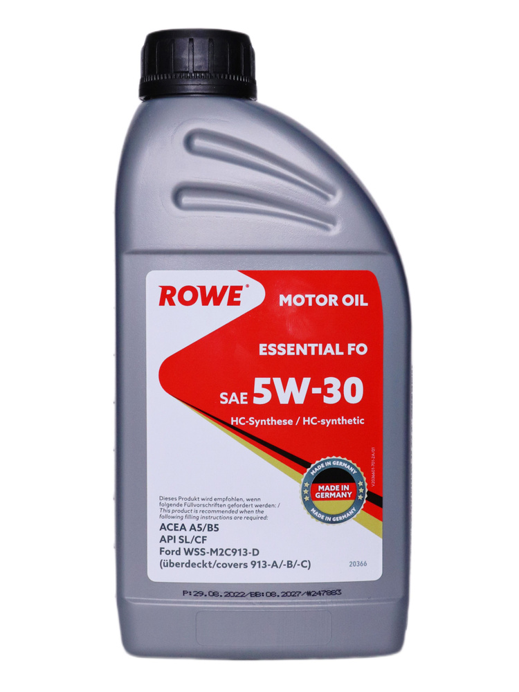 Масло моторное ROWE 5W-30 Полусинтетическое - купить в интернет ...